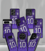 Lionel Messi GOAT edition Premium Glossy Phone Case. - Image 2