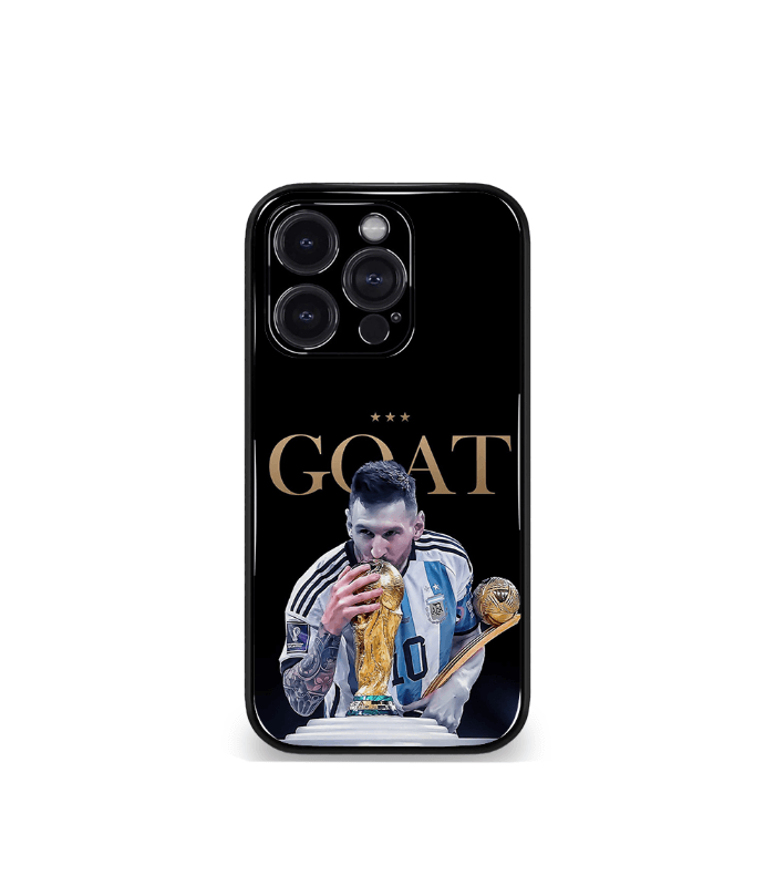 SPS 81A Lionel Messi GOAT edition Premium Glossy Phone Case. - Image 1