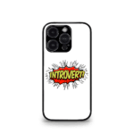 Introvert white Premium Phone Case