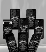 Jack Daniels Whiskey Bottle Premium Phone Case - Image 2