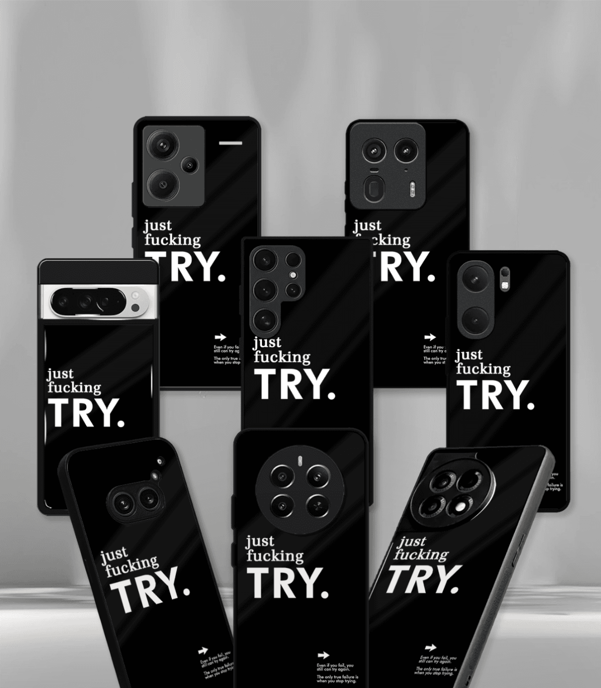 Just Fuckin' Try Premium Phone Case - Image 2