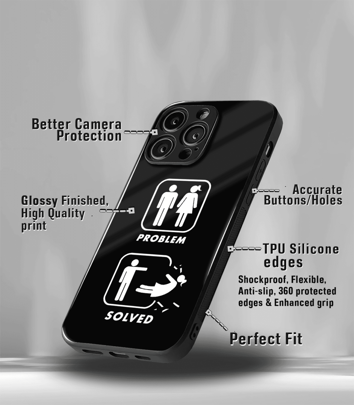 Problem Solved Sigma Premium Phone Case - Image 3