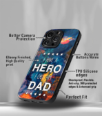Dad Hero Premium Phone Case - Image 3