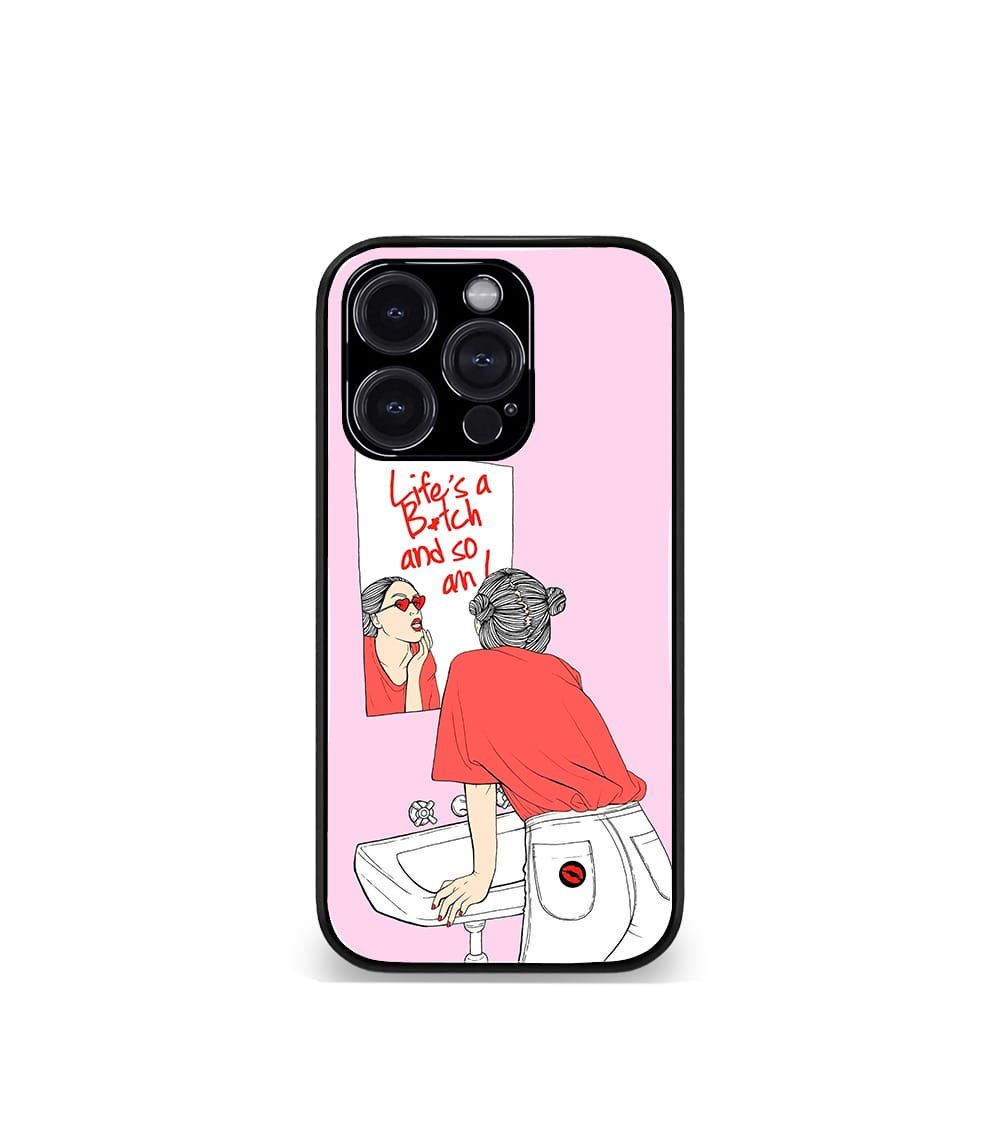 Ist me Pink Girly at Mirror Premium Phone case - Image 1