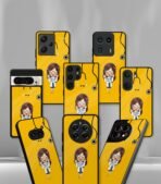 Medico Girl Yellow vector Premium Phone case - Image 2