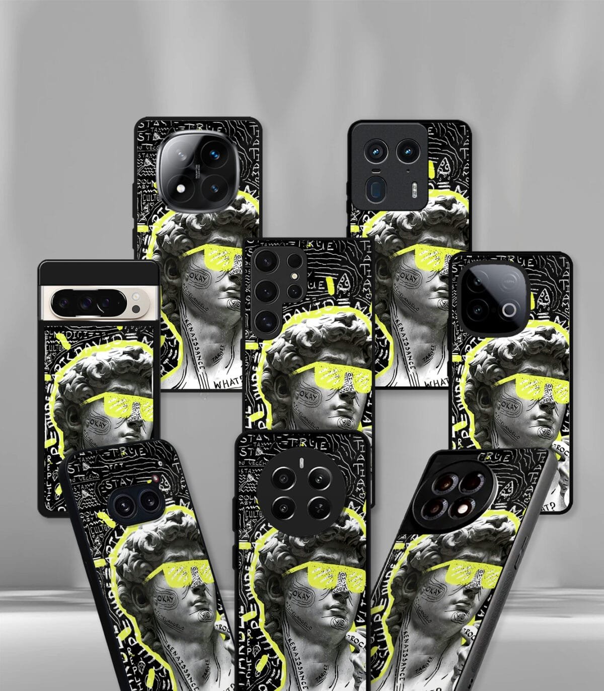 Tripped Statue Premium Glossy PhoneCase - Image 2
