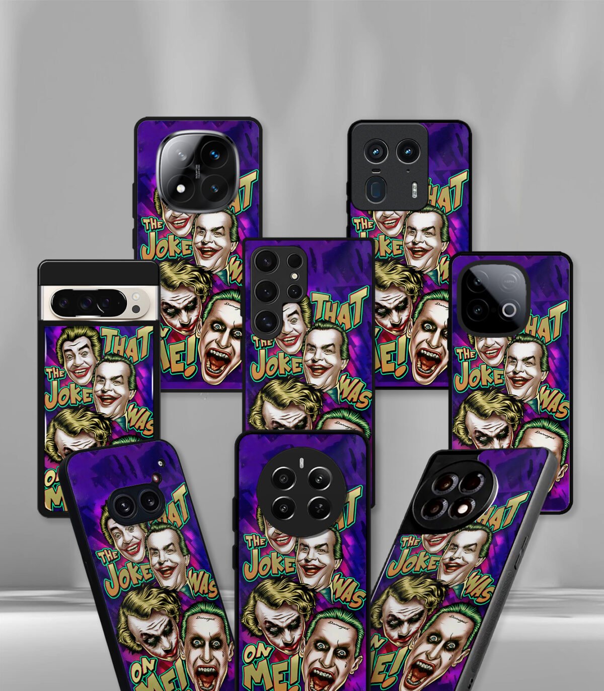Laughing Joker Premium Glossy PhoneCase - Image 2
