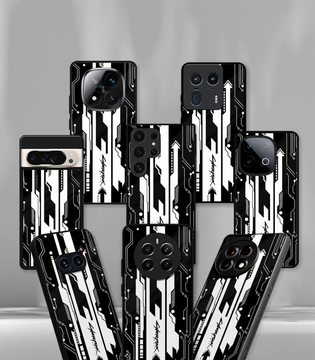 Cyberpunk Black Premium Glossy PhoneCase - Image 2