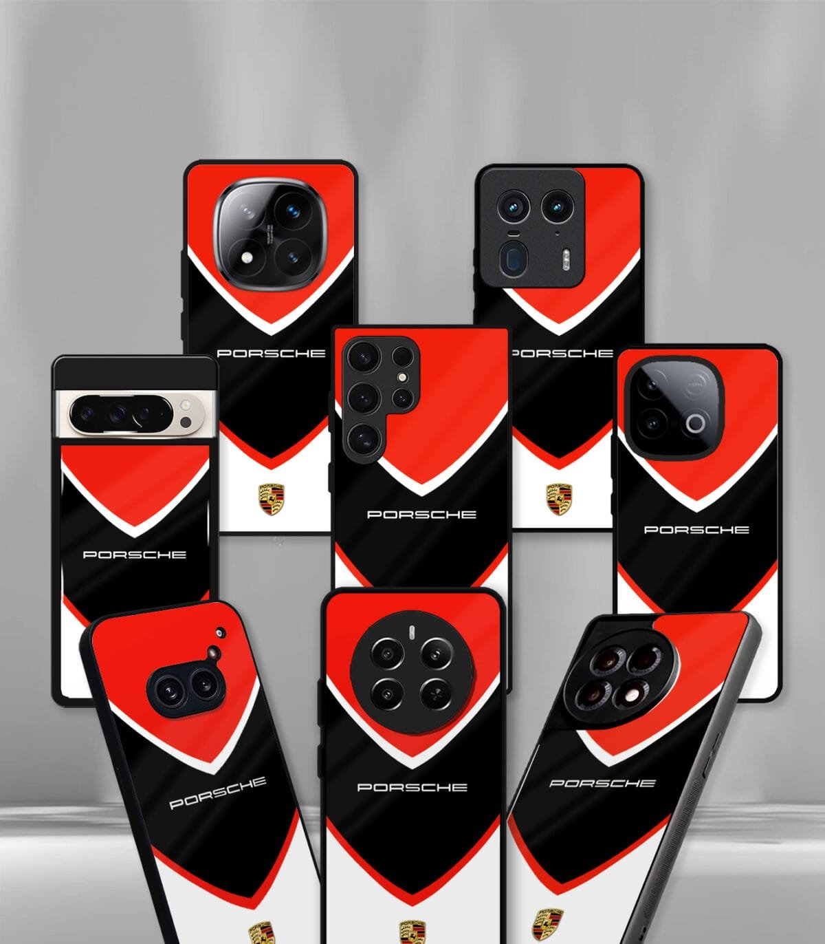 Porsche Red Premium Glossy PhoneCase - Image 2