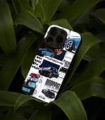 Porsche Car Collage Premium Glossy PhoneCase