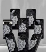 Black Mandala Art Premium Glossy PhoneCase - Image 2