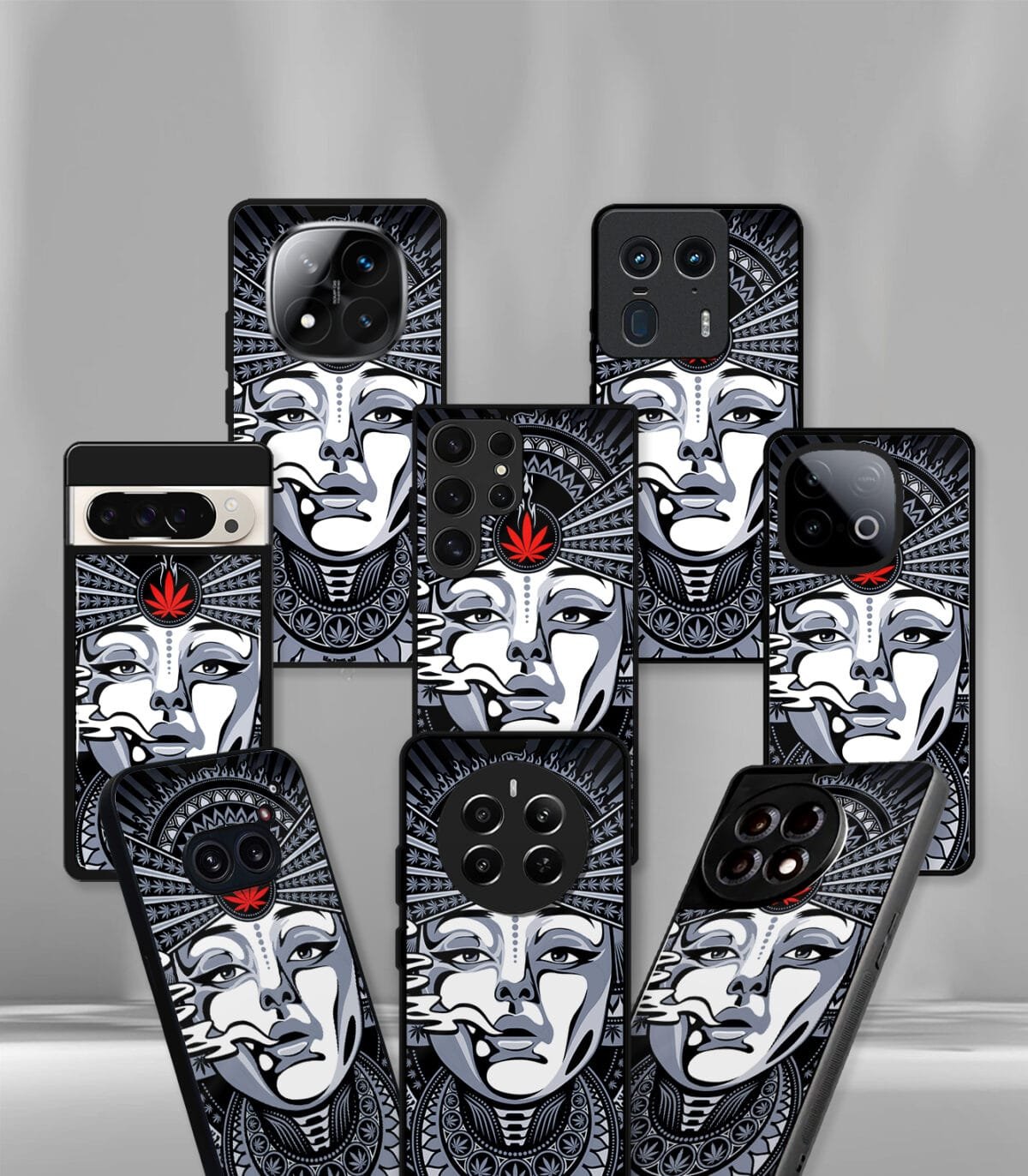 Trippy smoky Premium Glossy PhoneCase - Image 2