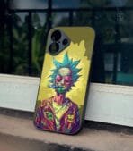 Trippy smoky Yellow Premium Glossy PhoneCase