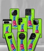 Neon Green Boomer Premium Glossy PhoneCase - Image 2