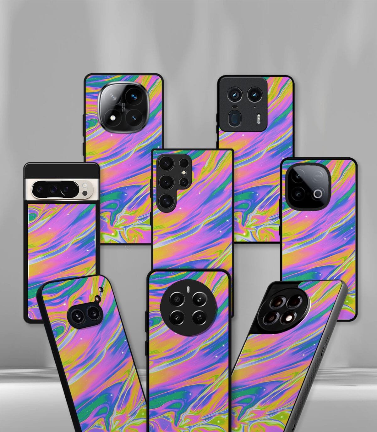 Rainbow Colors Premium Glossy PhoneCase - Image 2