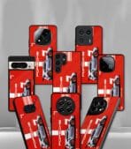Porsche Red Premium Glossy PhoneCase - Image 2