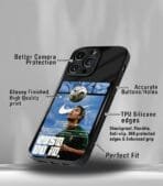 Cristiano Ronaldo Vintage Premium Glossy PhoneCase - Image 3