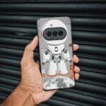 Astronaut in Grey Premium Glossy PhoneCase