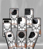 Astronaut in Grey Premium Glossy PhoneCase - Image 2