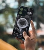 Grey Cyber Edition Premium Glossy PhoneCase