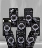 Grey Cyber Edition Premium Glossy PhoneCase - Image 2