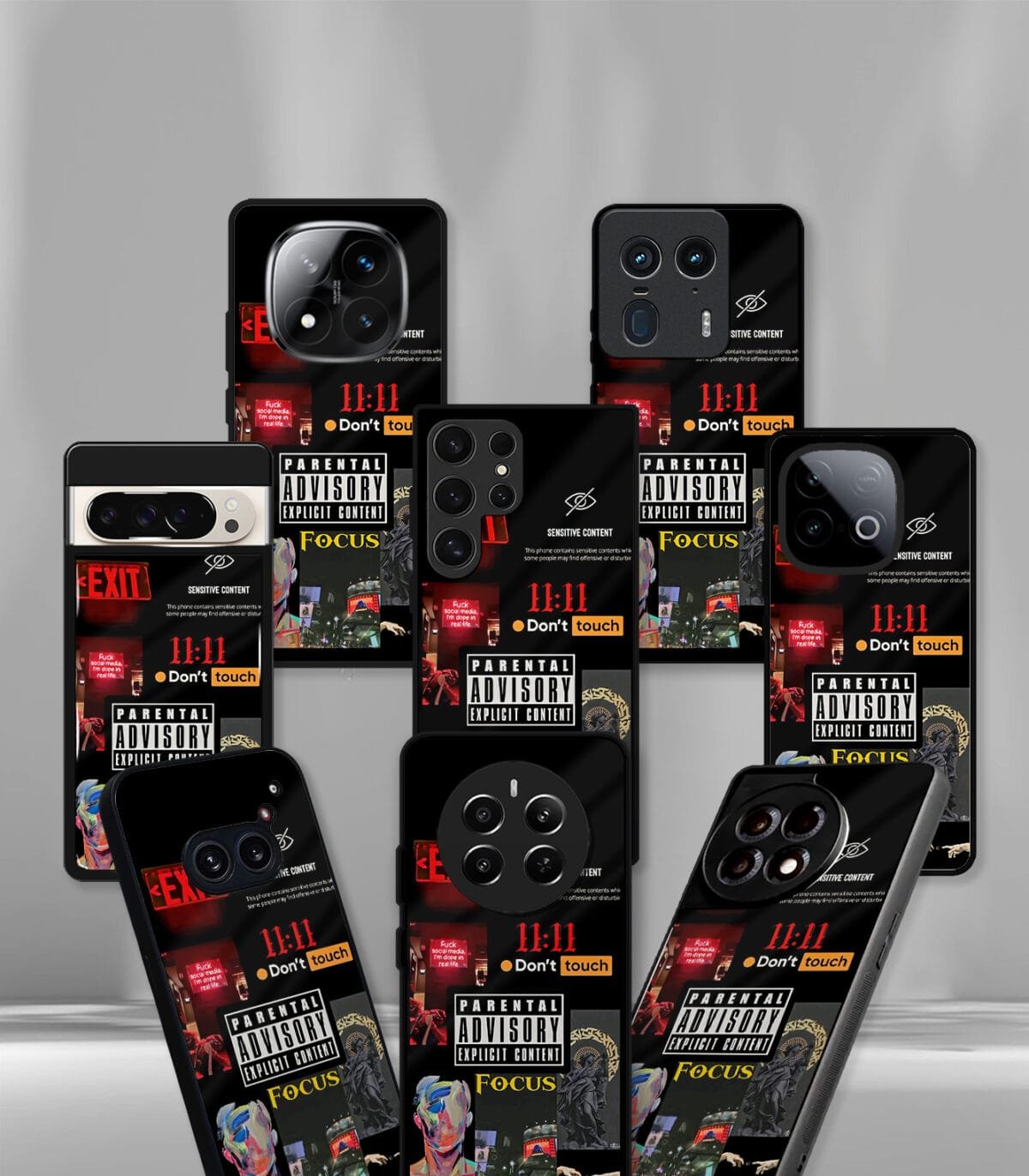 Parental Advisory Cutout Premium Glossy PhoneCase - Image 2