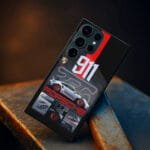 Porsche GT3RS 911 Red & Black Premium Glossy PhoneCase