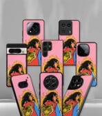 Royal Lady in Pink Premium Glossy PhoneCase - Image 2