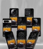 Black Shelby Mustang Premium Glossy PhoneCase - Image 2