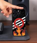 Flame x Cyber Premium Glossy PhoneCase