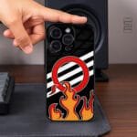 Flame x Cyber Premium Glossy PhoneCase