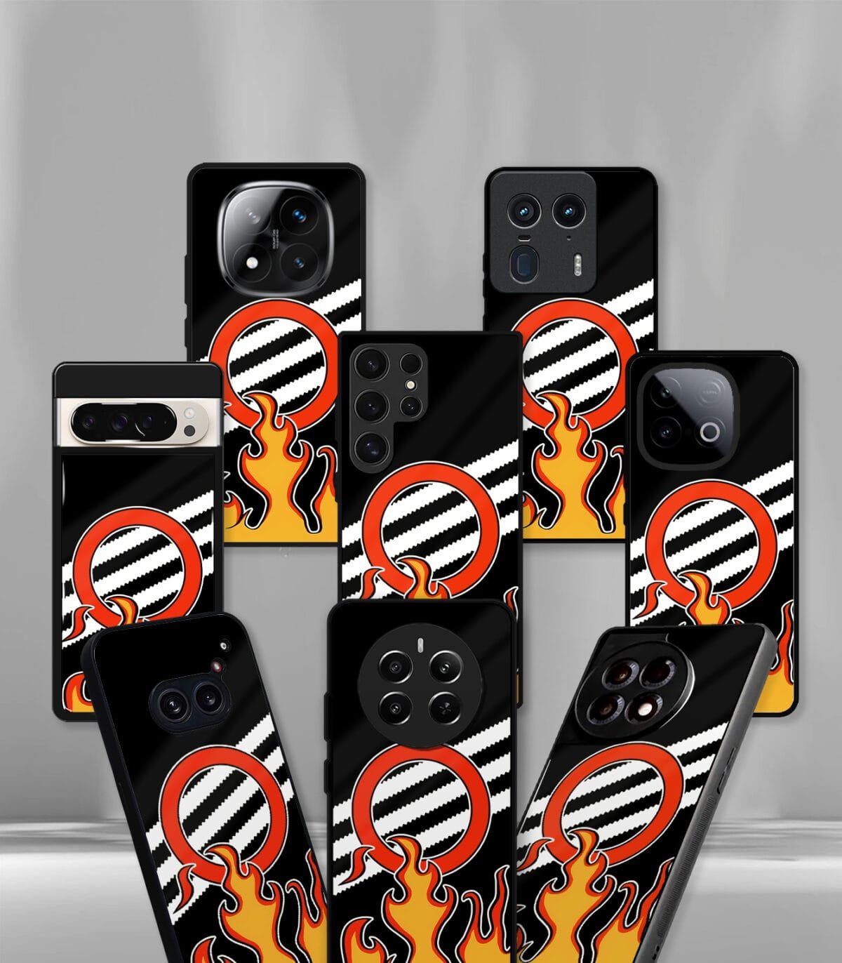 Flame x Cyber Premium Glossy PhoneCase - Image 2