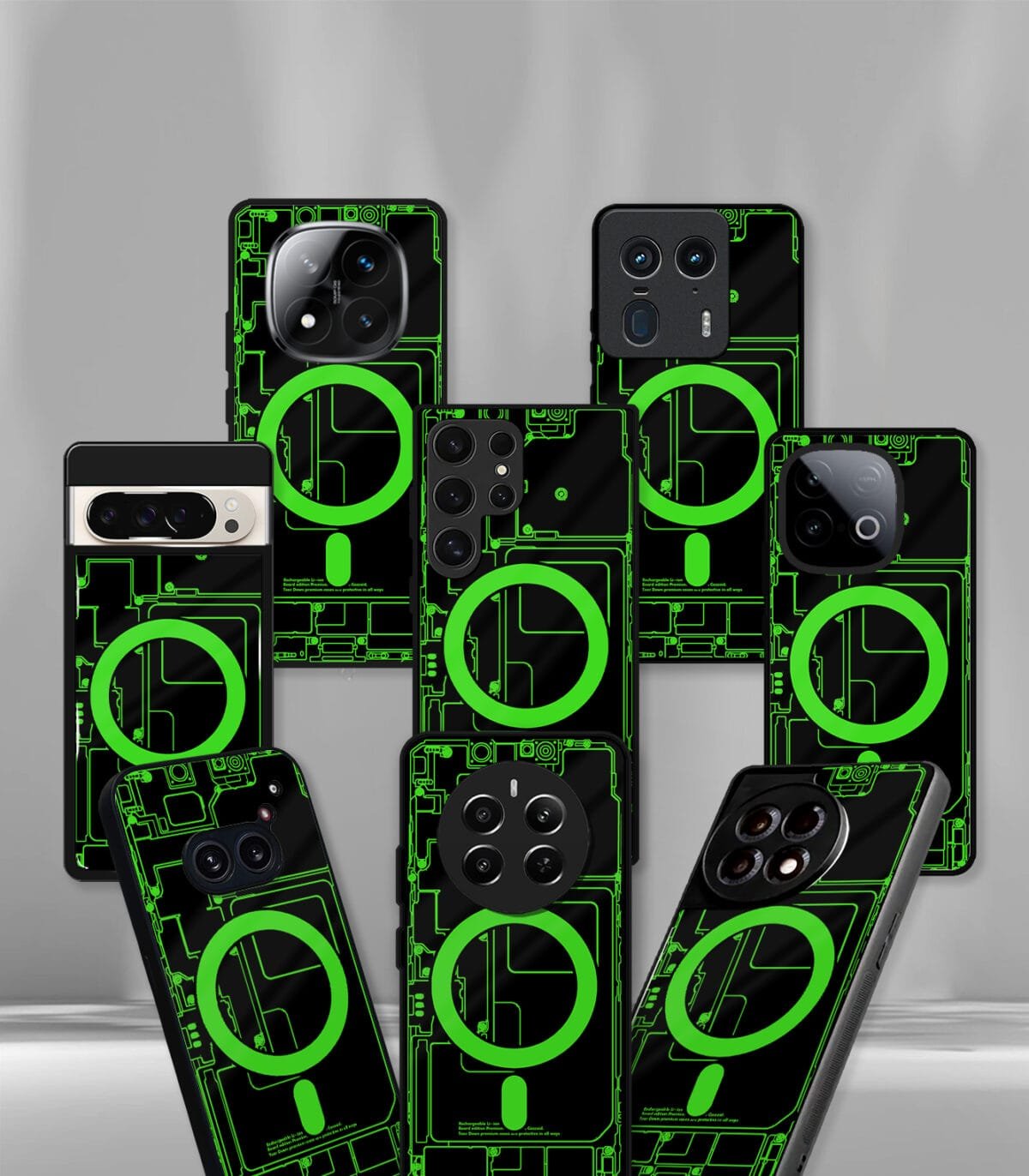 Cyber Edition Green Premium Glossy PhoneCase - Image 2