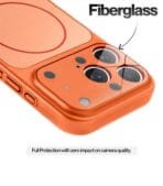 Caszoid Premium 17 Pro Cosmic Orange Converter Case for iPhone 13, 14, 15 & 16 Models - Image 7