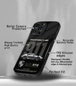 911 Midnight edition Premium Glossy Phone Case - Image 3