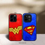 Super Hero Couples Premium Glossy Couple Combo Cases