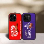 Chocolate Love Premium Glossy Couple Combo Cases