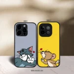 Kissing with Love Tom & Jerry Premium Glossy Couple Combo Cases