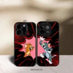 Fighting Tom & Jerry Couples Premium Glossy Couple Combo Cases