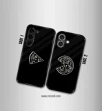 Shared Pizza with Love Premium Glossy Couple Combo Cases - Image 2