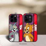 Laughing Tom & Jerry Couples Premium Glossy Couple Combo Cases